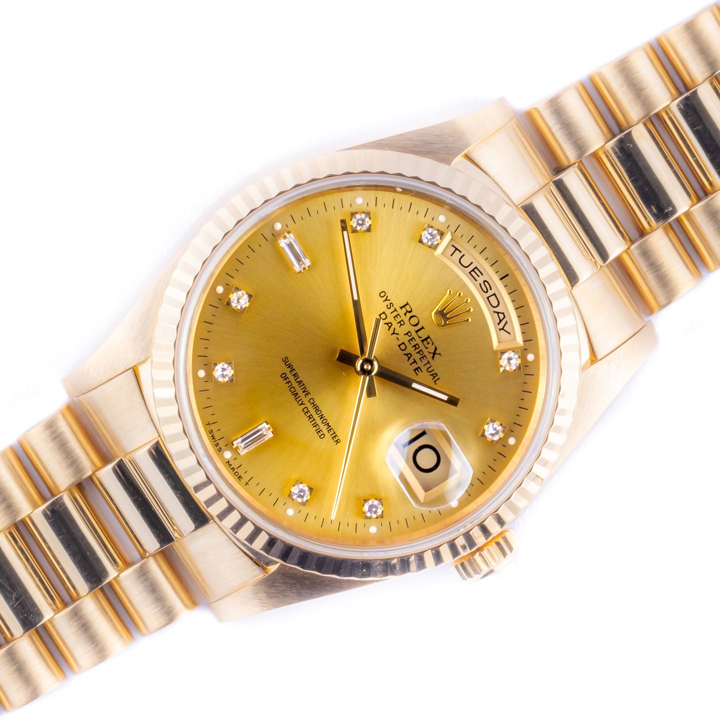 Rolex Day-Date 36 18238 (1999) - 36 mm Yellow Gold case (1/8)