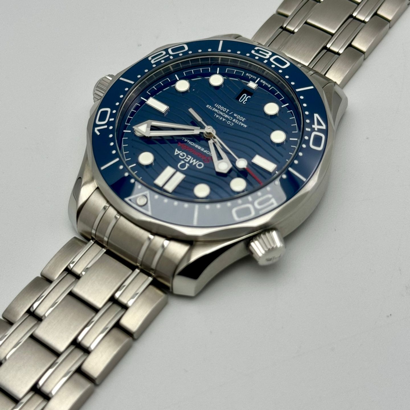 Omega Seamaster Diver 300 M 210.30.42.20.03.001 (2019) - Blauw wijzerplaat 42mm Staal (8/10)