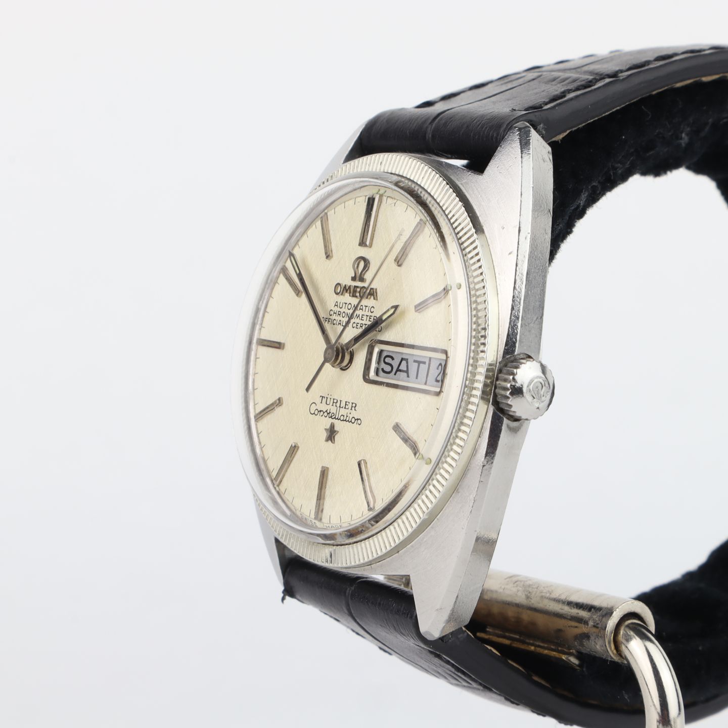Omega Constellation Day-Date 168.029 (1968) - Silver dial 35 mm Steel case (4/8)