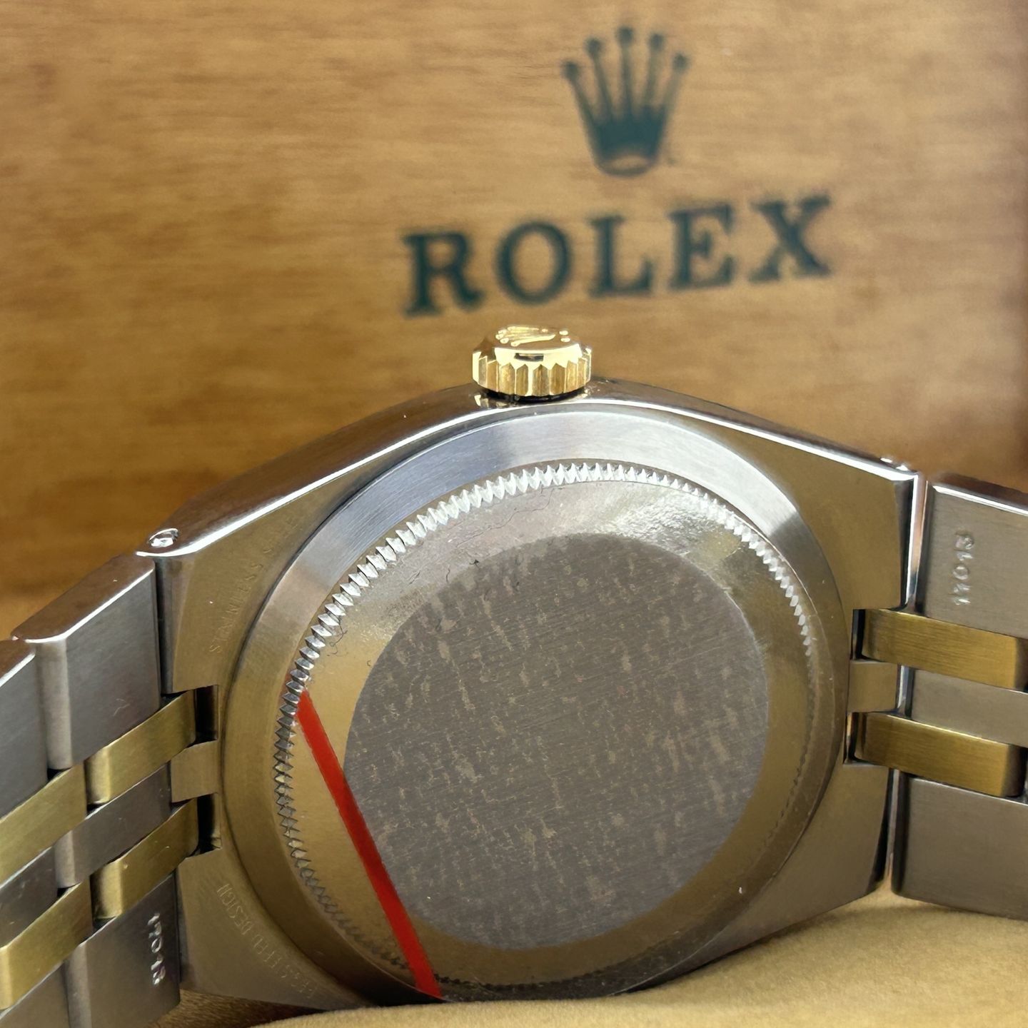 Rolex Datejust Oysterquartz 17013 (1978) - Blue dial 36 mm Gold/Steel case (2/8)