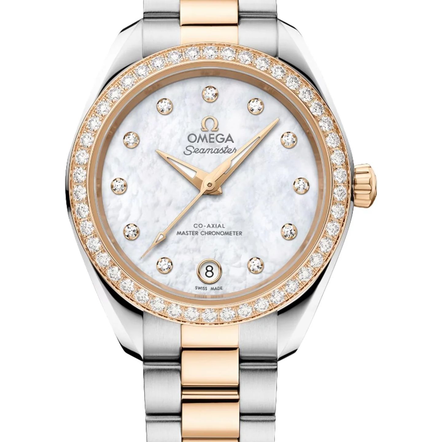 Omega Seamaster Aqua Terra 220.25.30.20.55.001 (2026) - Wit wijzerplaat 30mm Goud/Staal (1/1)