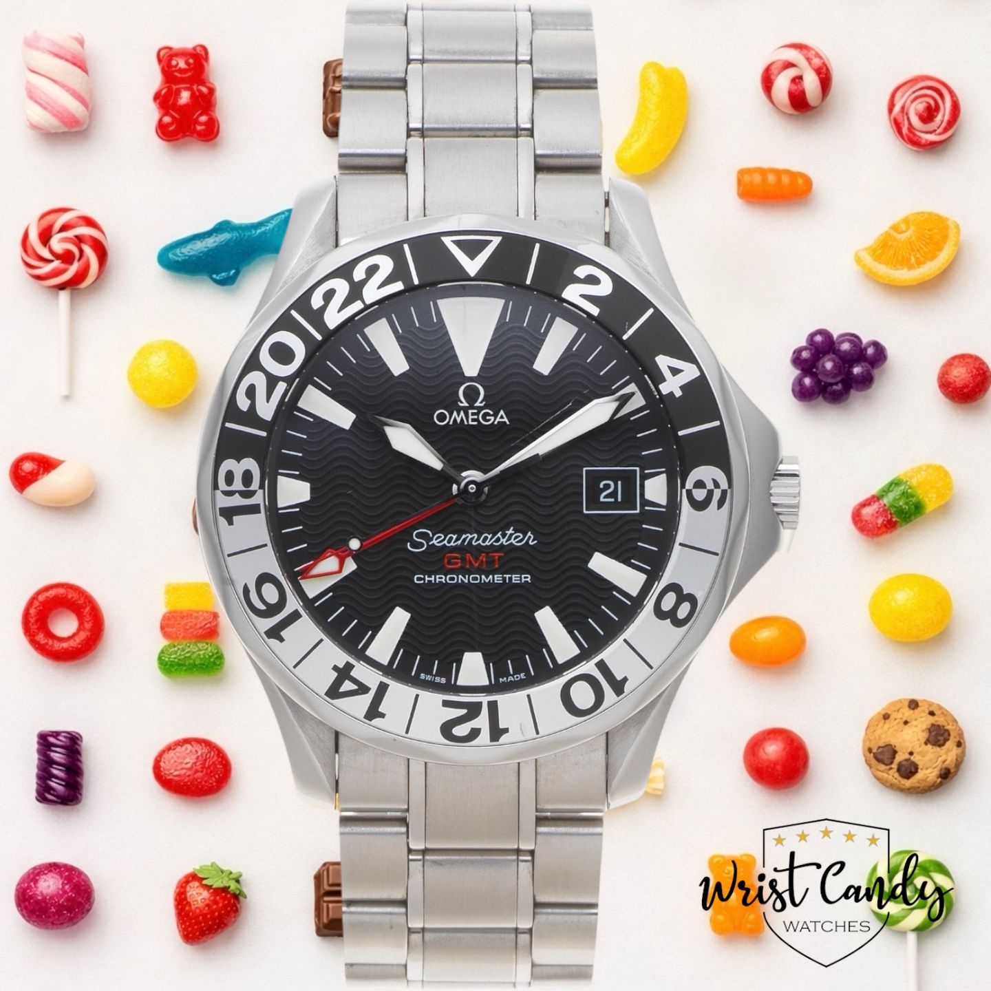 Omega Seamaster Diver 300 M 2534.50.00 (1998) - Zwart wijzerplaat 42mm Staal (1/8)