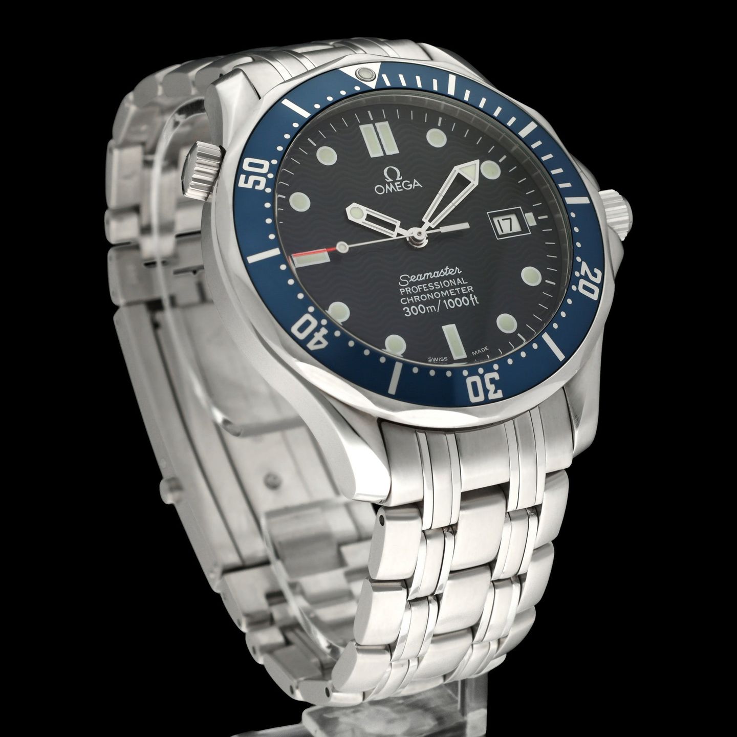 Omega Seamaster Diver 300 M 2531.80.00 (2000) - Blauw wijzerplaat 41mm Staal (4/8)