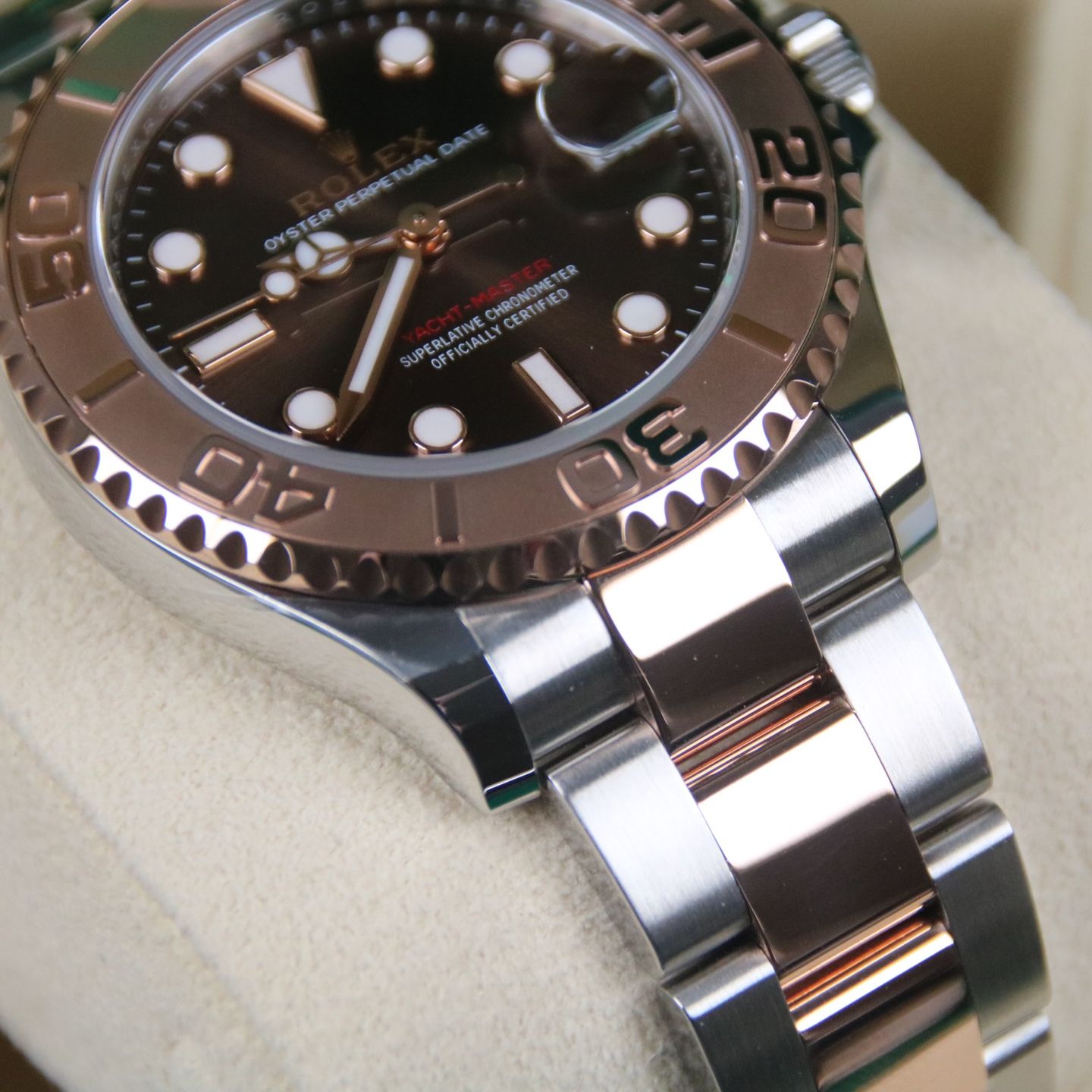 Rolex Yacht-Master 37 268621 (2023) - Bruin wijzerplaat 37mm Staal (4/6)