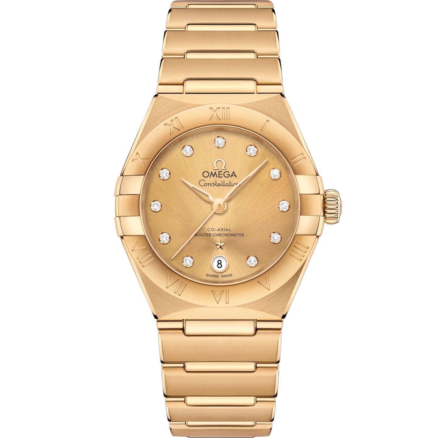 Omega Constellation 131.50.29.20.58.001 (2025) - Champagne dial 29 mm Yellow Gold case (1/1)