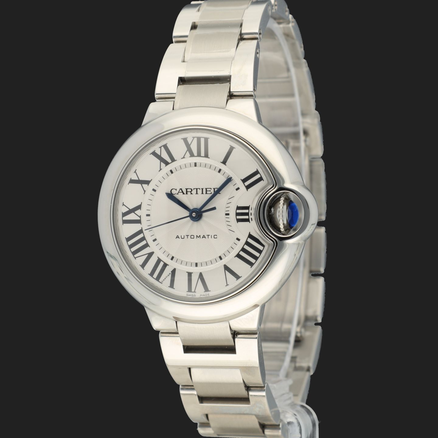 Cartier Ballon Bleu 33mm WSBB0044 (2021) - Zilver wijzerplaat 33mm Staal (1/8)