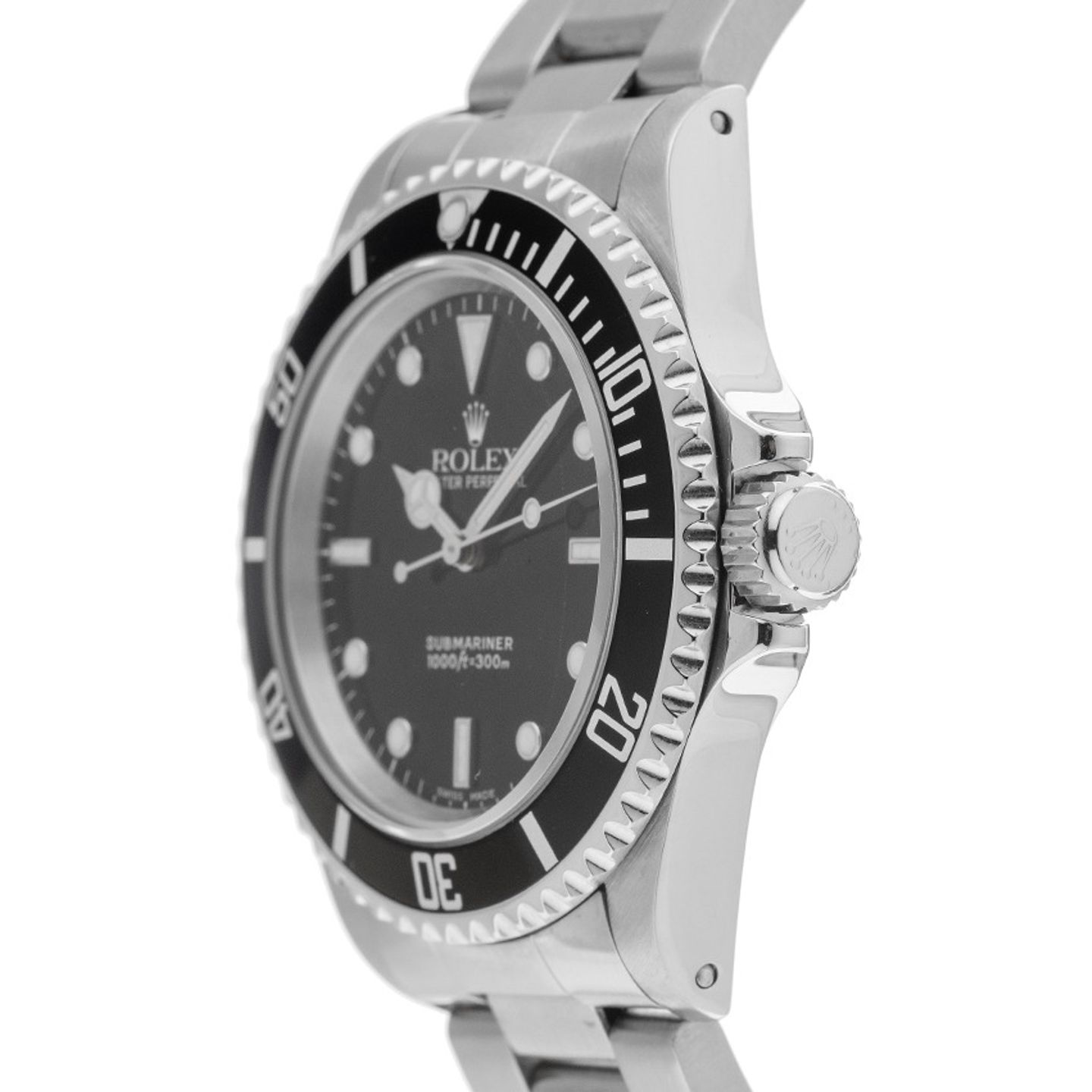 Rolex Submariner No Date 14060M (2001) - Zwart wijzerplaat 40mm Staal (4/7)