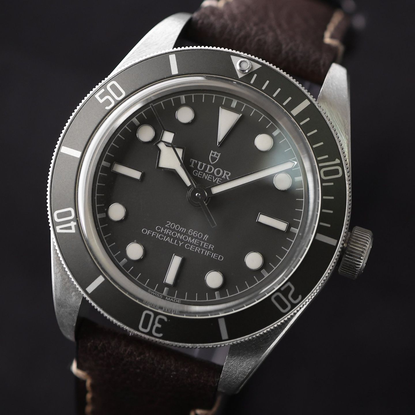 Tudor Black Bay Fifty-Eight 79010SG (2021) - Grey dial 39 mm Silver case (2/3)