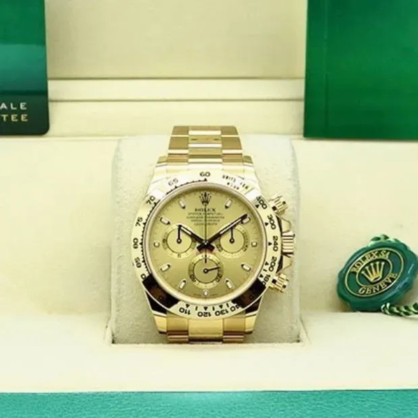 Rolex Daytona 116508 (2023) - Champagne wijzerplaat 40mm Geelgoud (6/6)