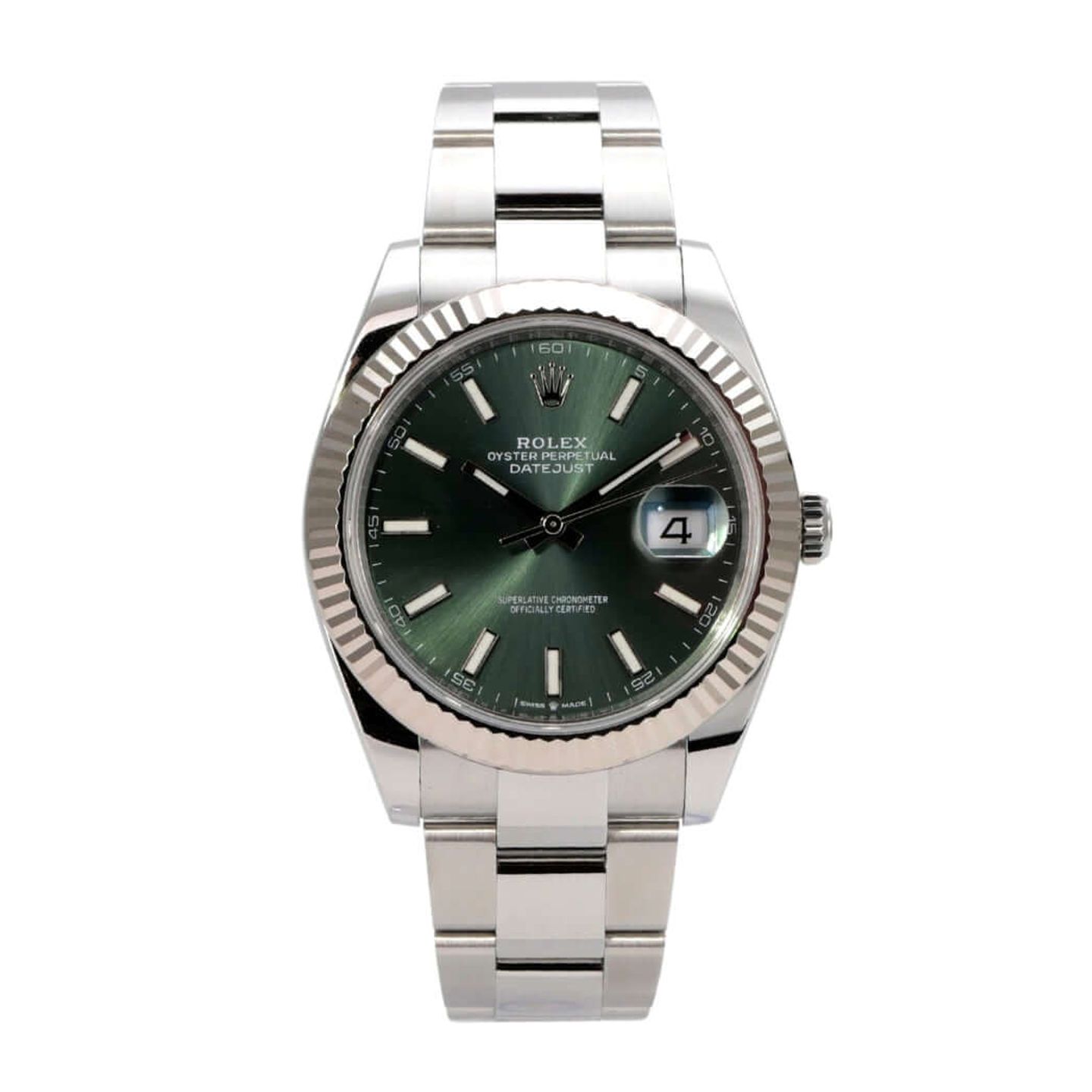 Rolex Datejust 41 126334 (2023) - Green dial 41 mm Steel case (2/8)