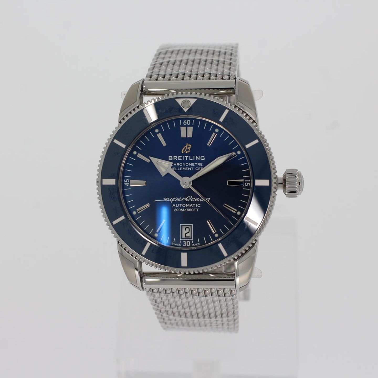 Breitling Superocean Heritage II 42 AB2010161C1A1 (2024) - Blauw wijzerplaat 42mm Staal (1/4)