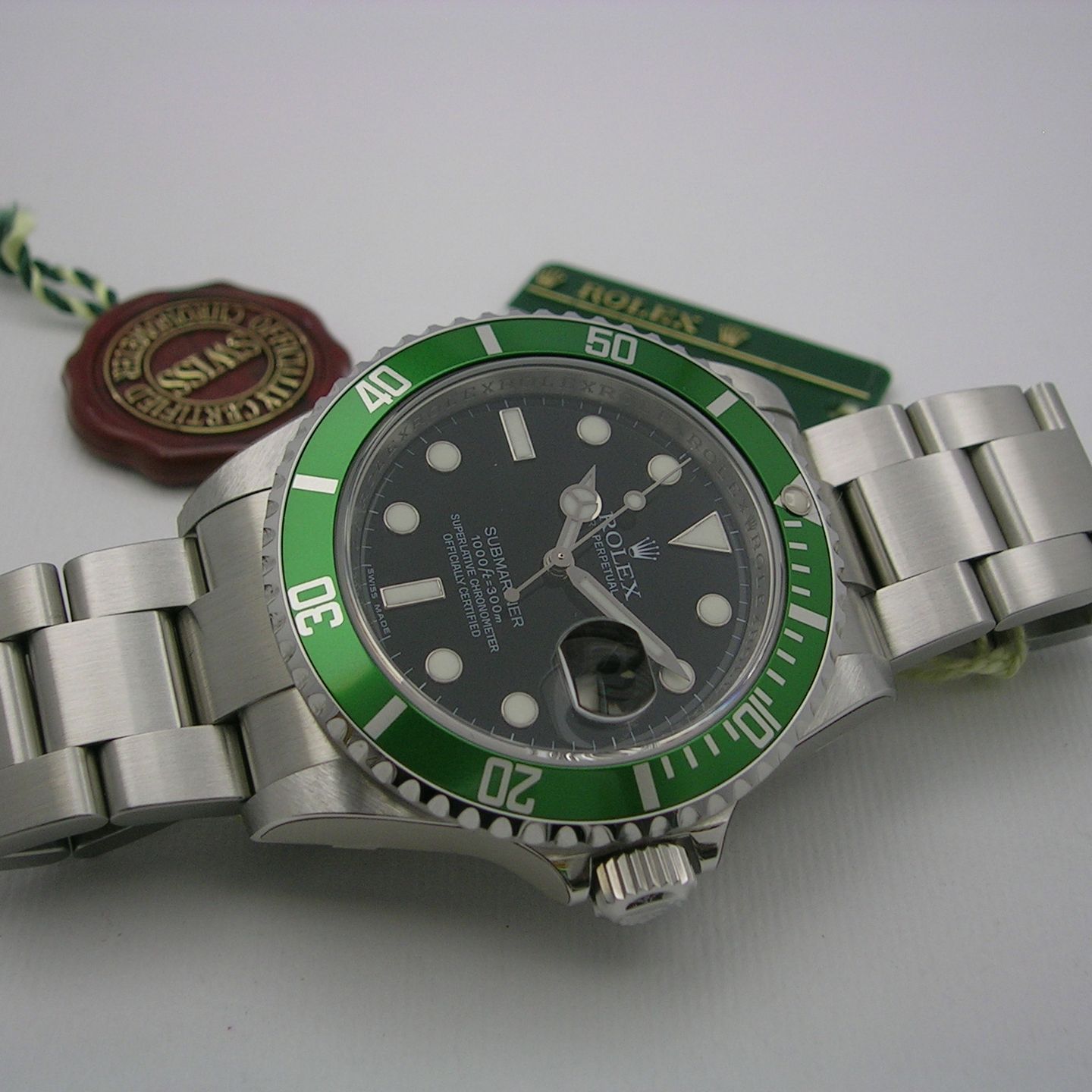 Rolex Submariner Date 16610LV (2010) - Black dial 40 mm Steel case (2/7)