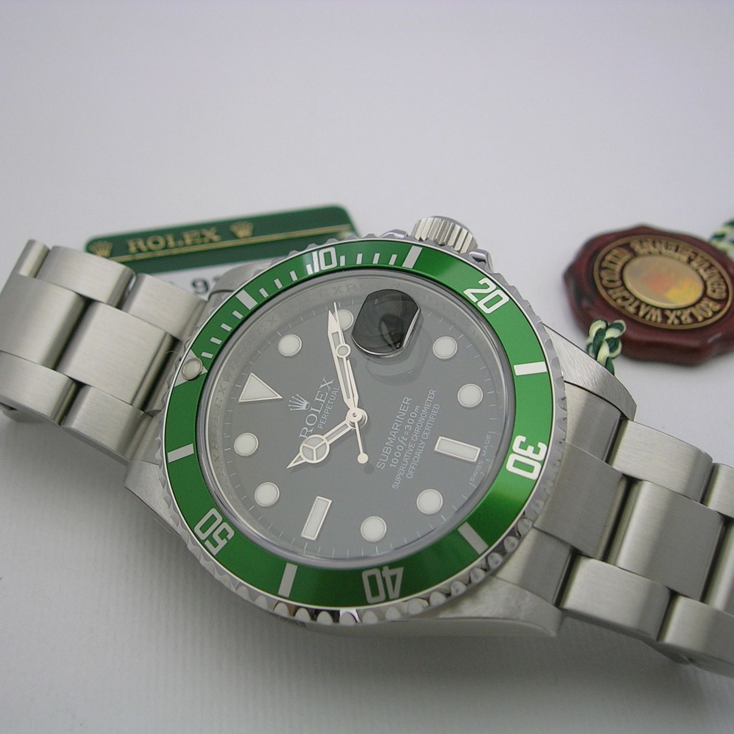 Rolex Submariner Date 16610LV (2010) - Black dial 40 mm Steel case (4/7)