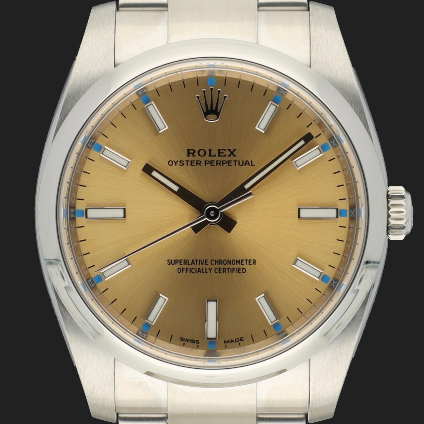 Rolex Oyster Perpetual 34 114200 (2020) - 34mm Staal (2/8)