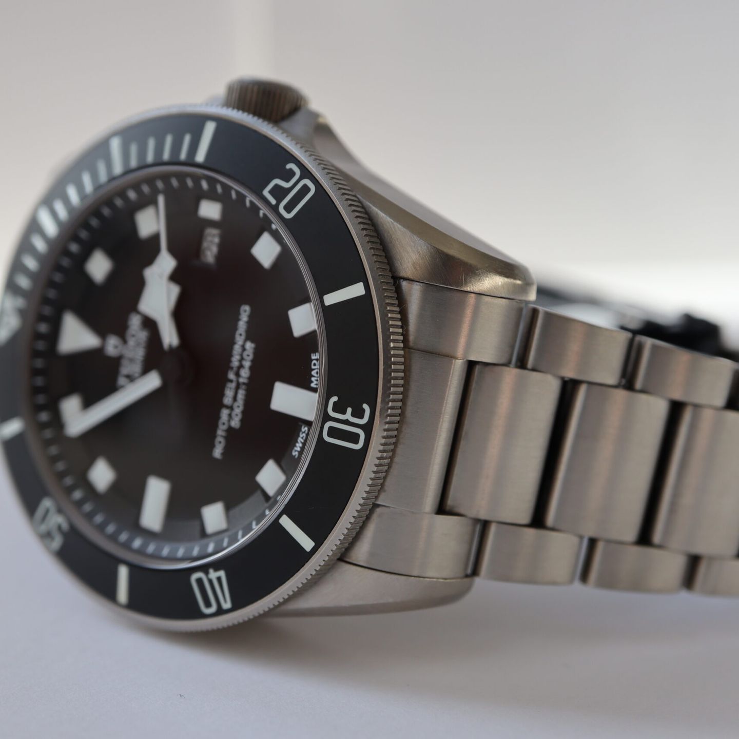 Tudor Pelagos 25500TN (2015) - Zwart wijzerplaat 42mm Titanium (3/8)