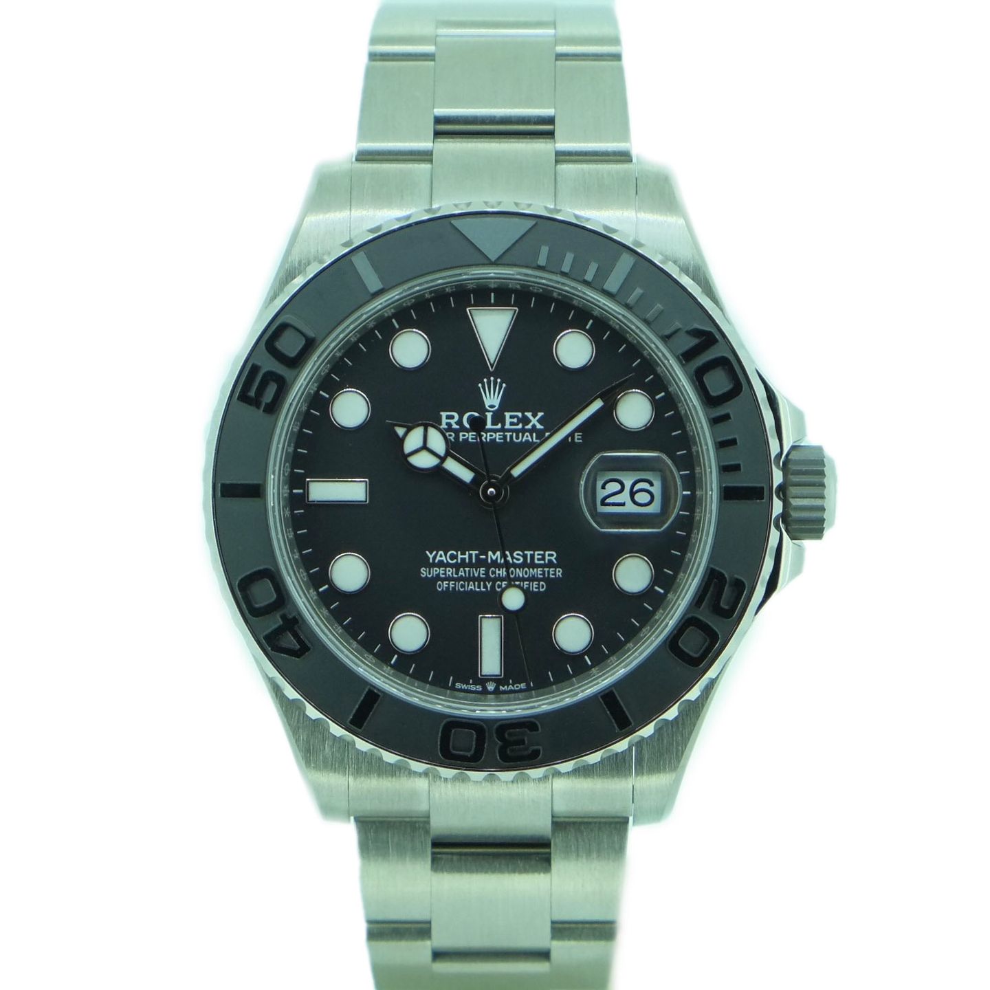 Rolex Yacht-Master 42 226627 (2024) - Black dial 42 mm Titanium case (1/6)