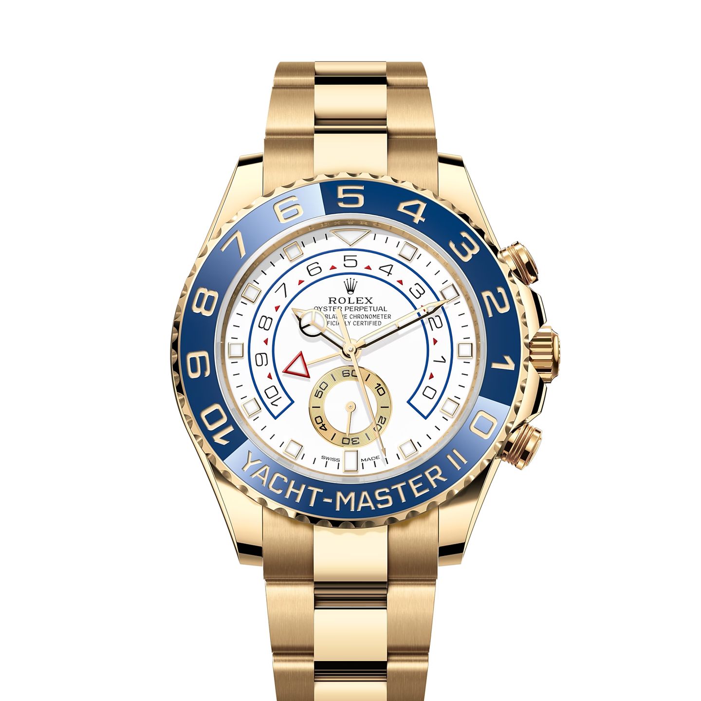 Rolex Yacht-Master II 116688 (2024) - White dial 44 mm Yellow Gold case (1/8)