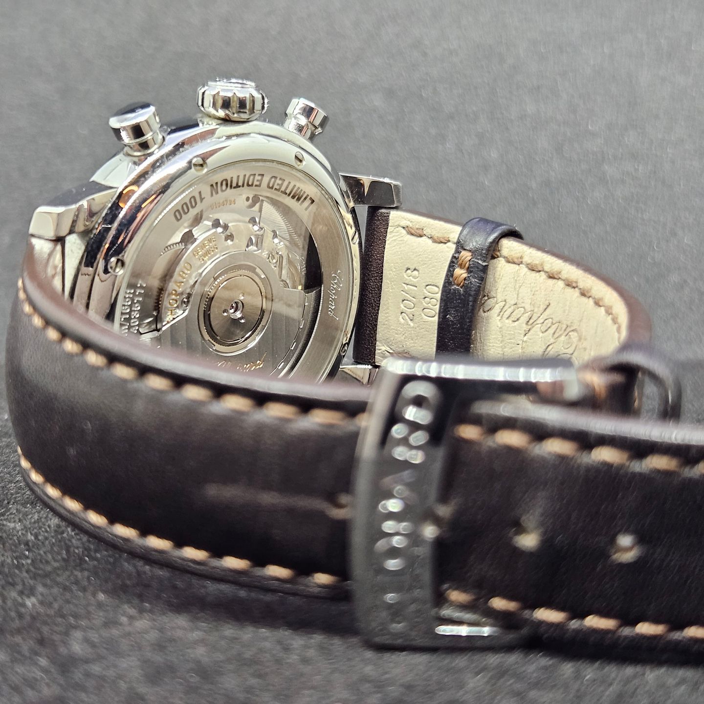 Chopard Mille Miglia 168589-3003 (Unknown (random serial)) - Blue dial 42 mm Steel case (6/6)