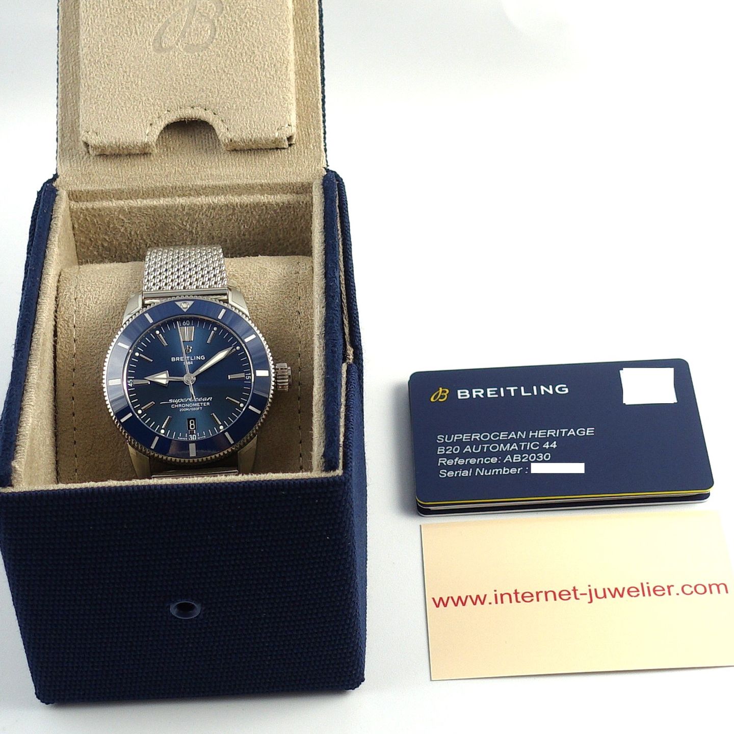 Breitling Superocean Heritage AB2030161C1A1 (2024) - Blauw wijzerplaat 44mm Staal (8/8)