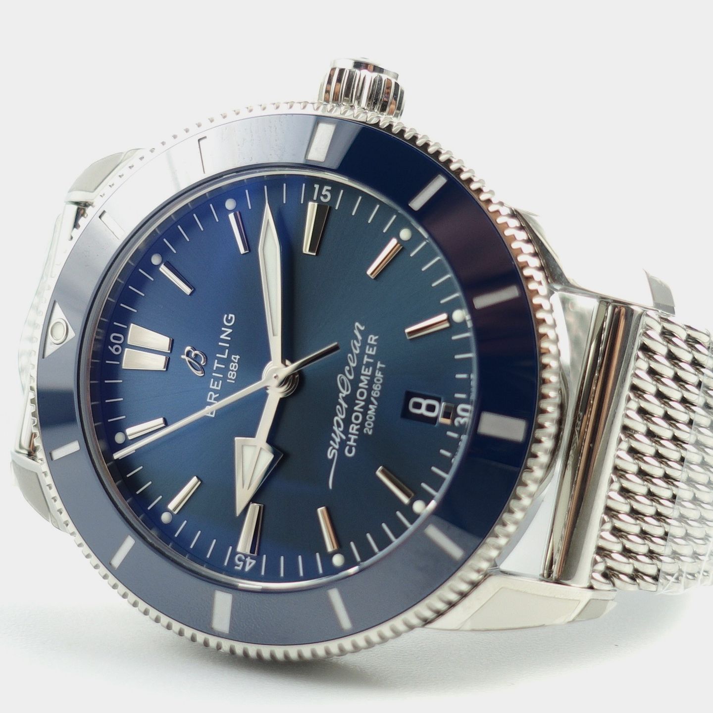 Breitling Superocean Heritage AB2030161C1A1 (2024) - Blauw wijzerplaat 44mm Staal (4/8)