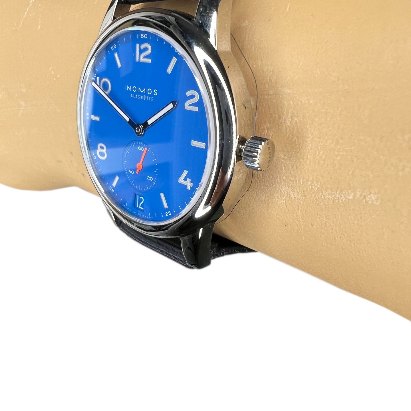 NOMOS Club Automat 777 (2024) - Blauw wijzerplaat 42mm Staal (5/8)