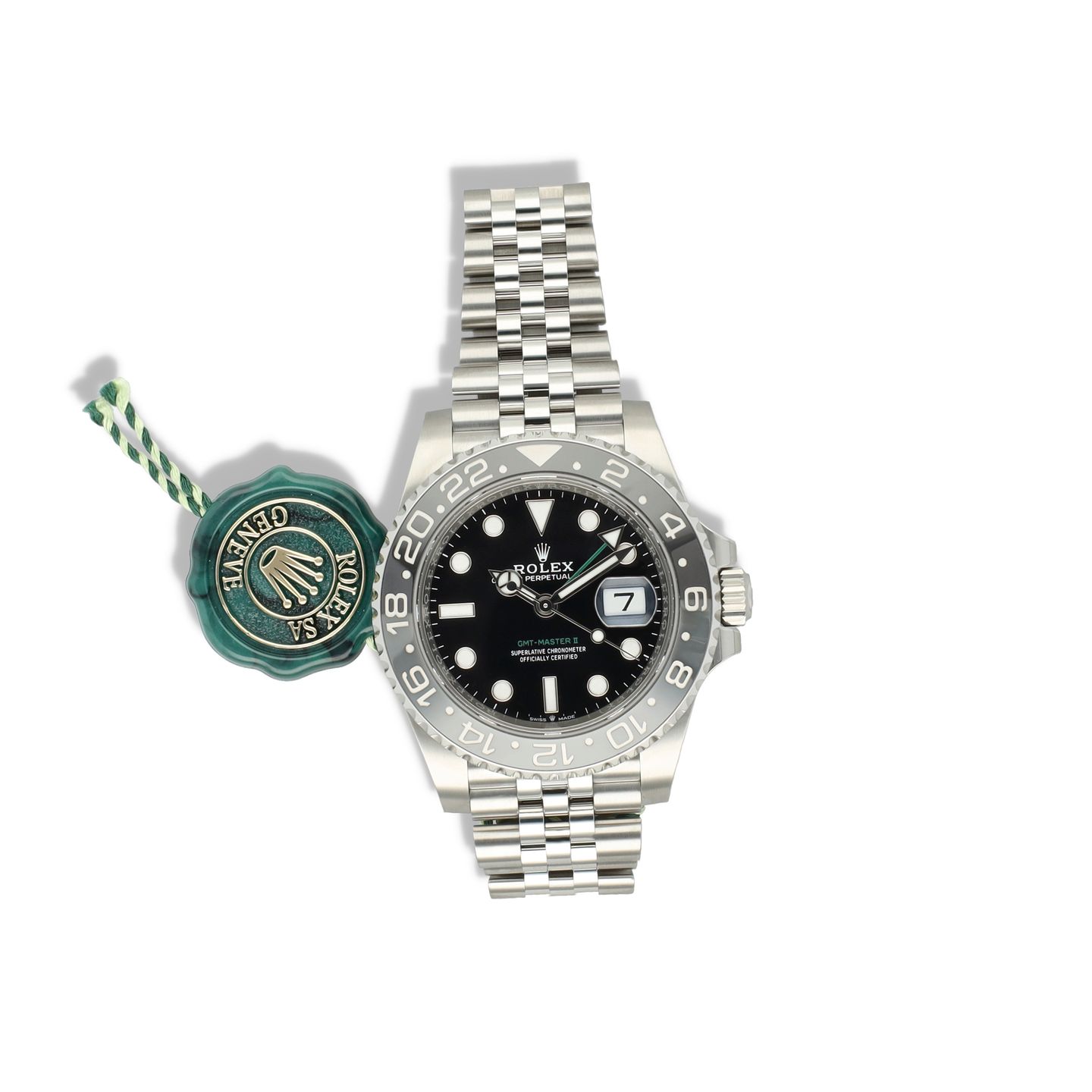 Rolex GMT-Master II 126710GRNR (2026) - Black dial 40 mm Steel case (7/8)