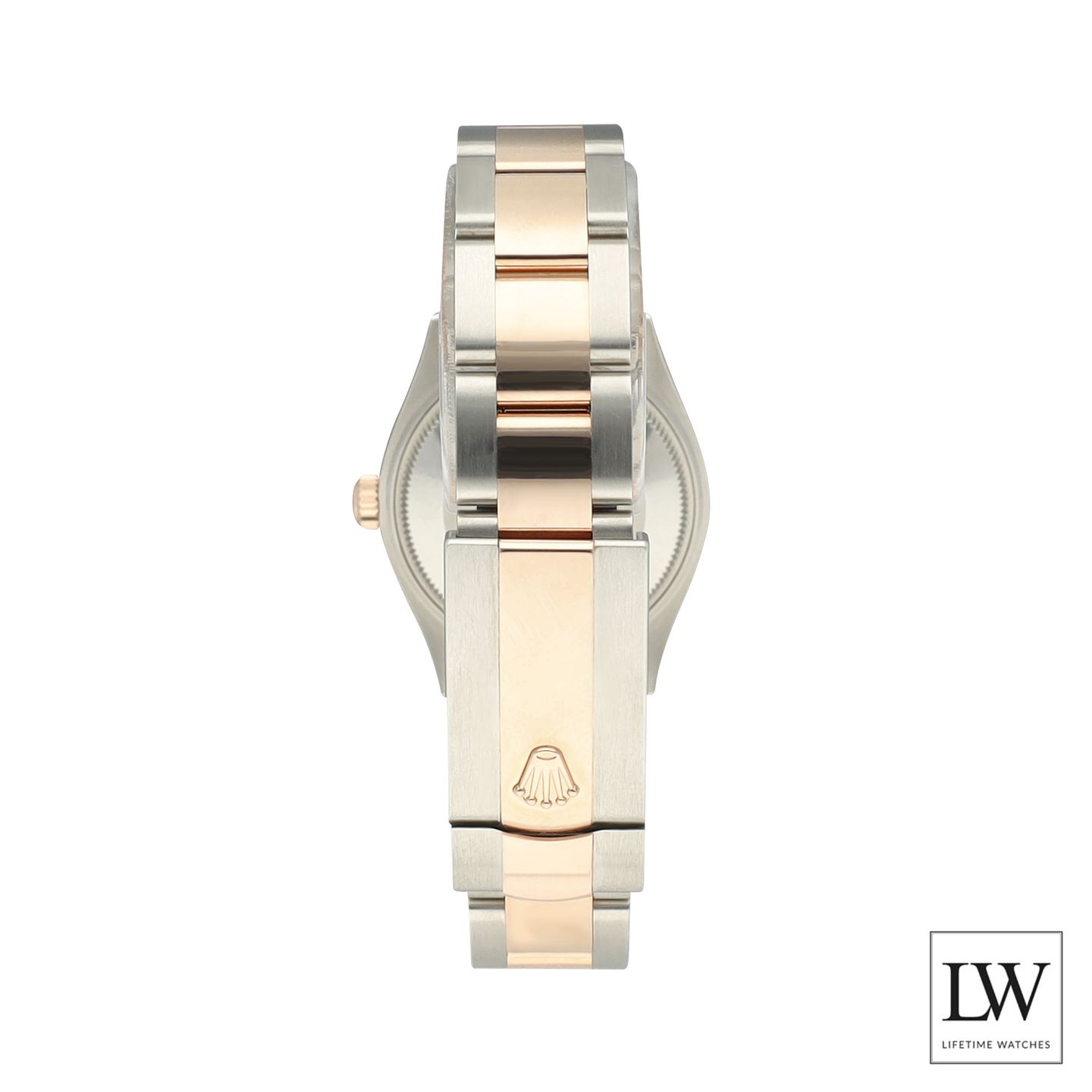 Rolex Datejust 31 278271 (2025) - Brown dial 31 mm Gold/Steel case (7/8)