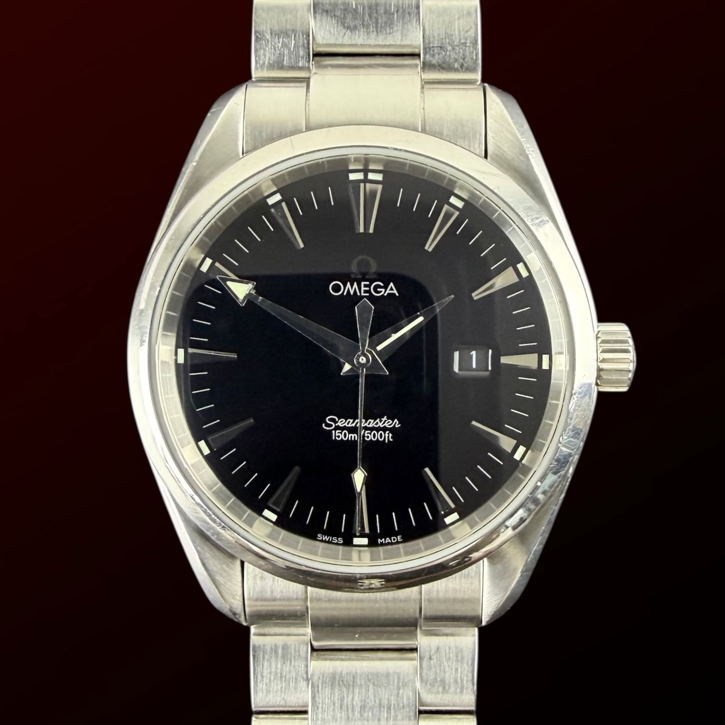 Omega Seamaster 2517.50.00 (1999) - Black dial 39 mm Steel case (1/8)