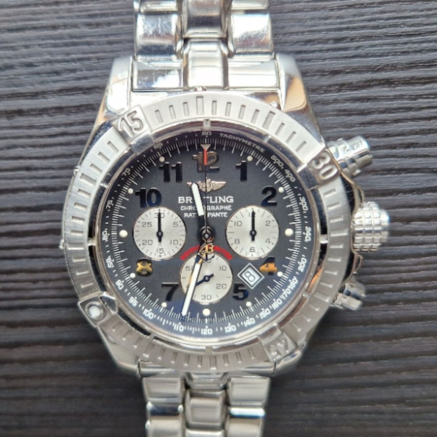 Breitling Avenger A69360 - ltd edition 88/600 (2004) - Black dial 44 mm Steel case (1/8)