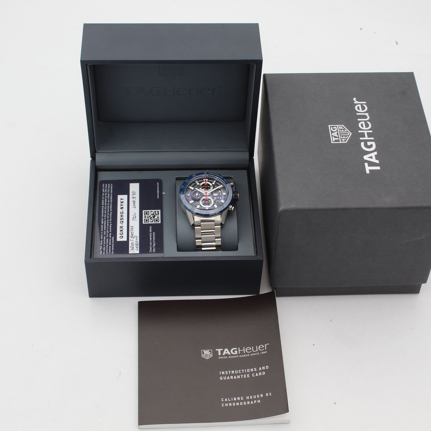 TAG Heuer Carrera Calibre HEUER 01 CAR201T.BA0766 (2020) - 43mm Staal (8/8)