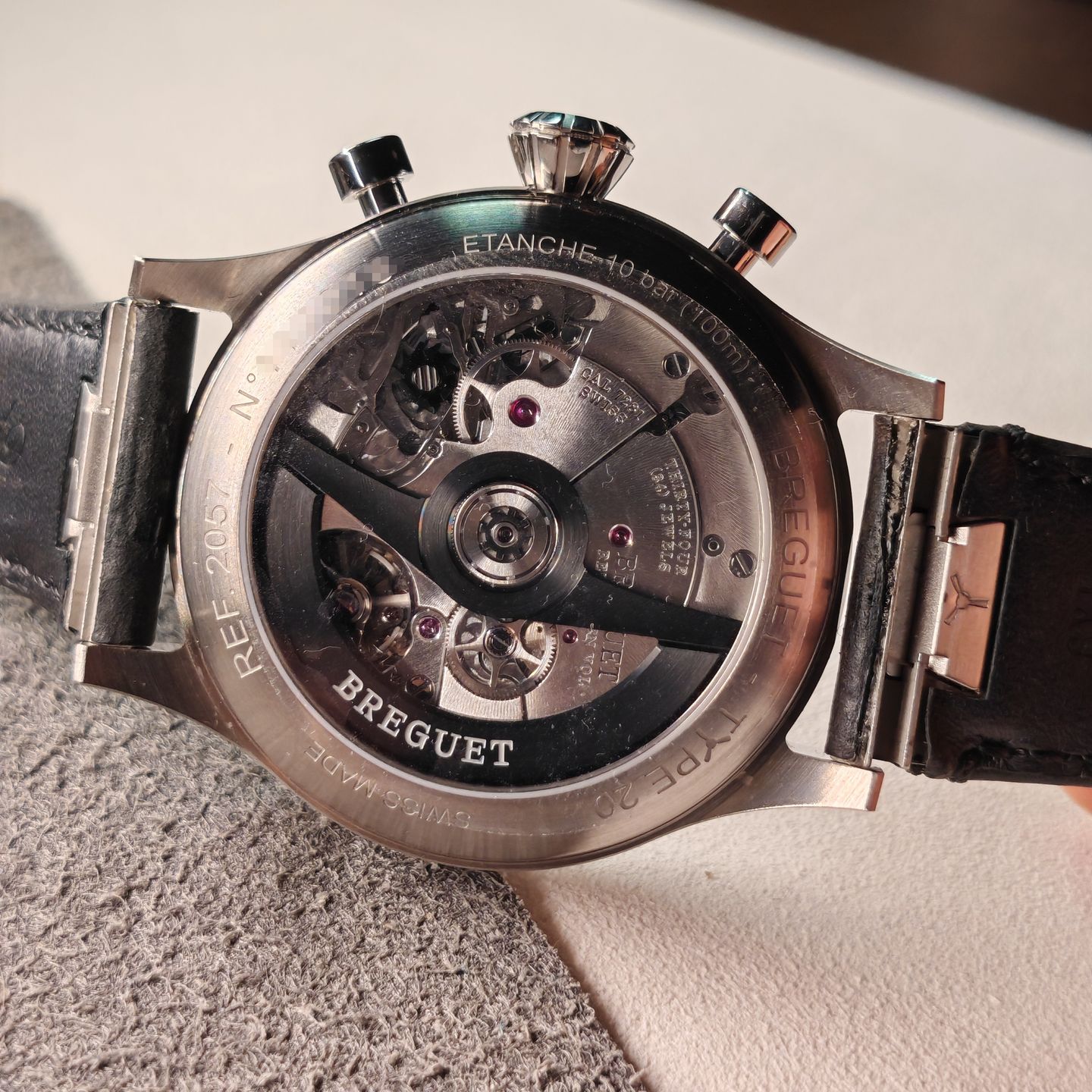 Breguet Type XX - XXI - XXII 2057ST/92/3WU (2020) - Black dial 42 mm Steel case (6/8)