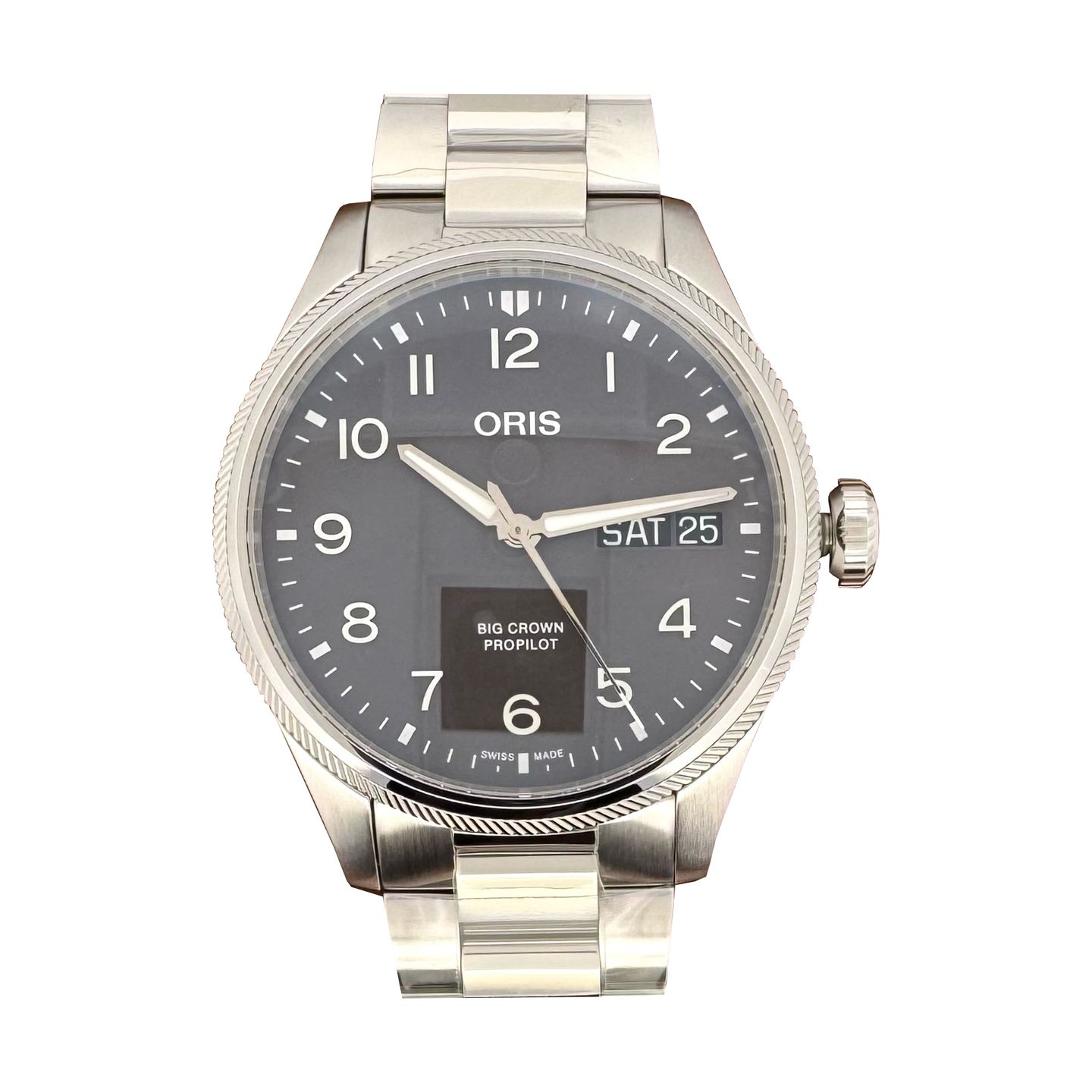 Oris Big Crown ProPilot Altimeter 01 752 7760 4063-07 8 22 08P (2025) - Grijs wijzerplaat 44mm Staal (1/1)