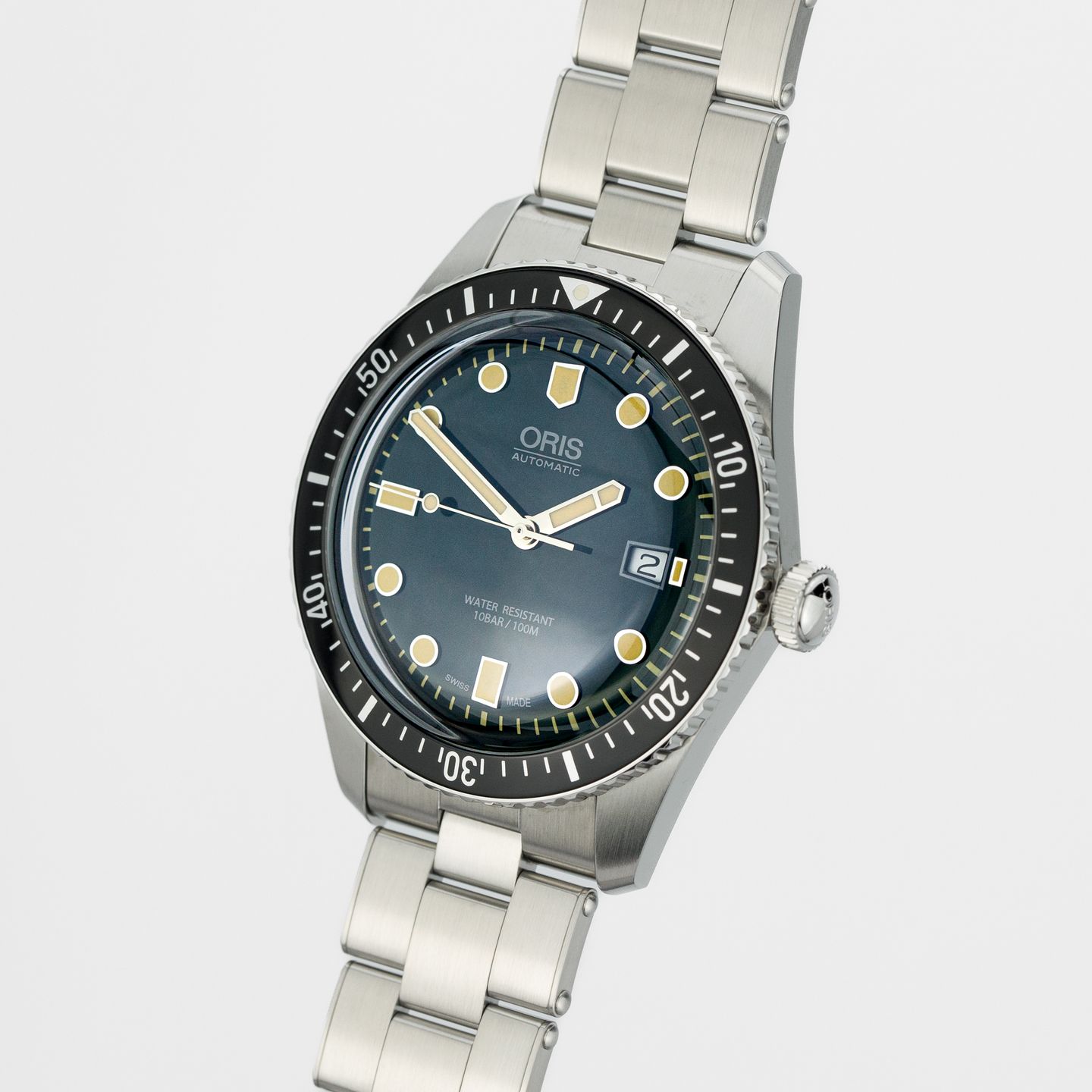Oris Divers Sixty Five 01 733 7720 4057-07 8 21 18 (2024) - Groen wijzerplaat 42mm Staal (3/8)