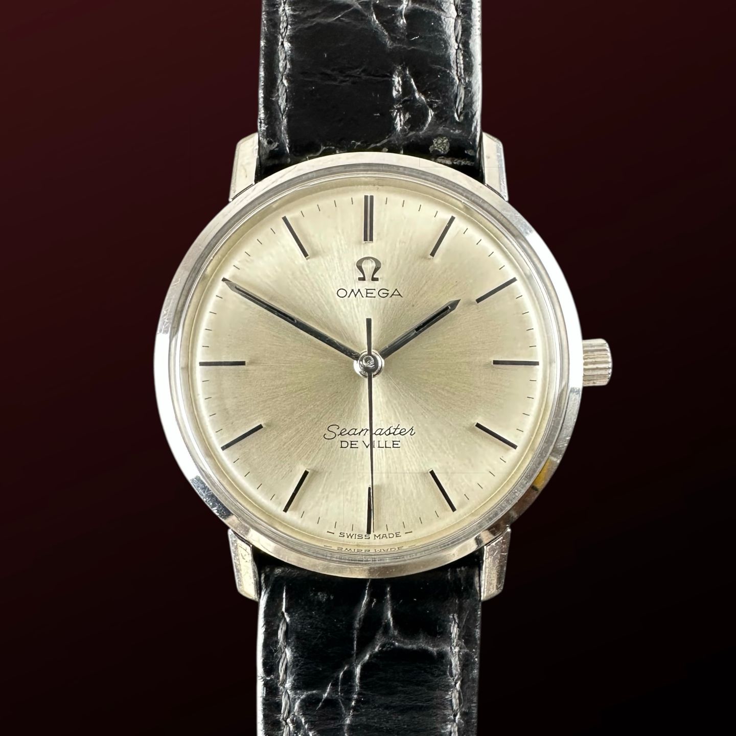 Omega Seamaster 135.010 (1970) - White dial 33 mm Steel case (1/8)