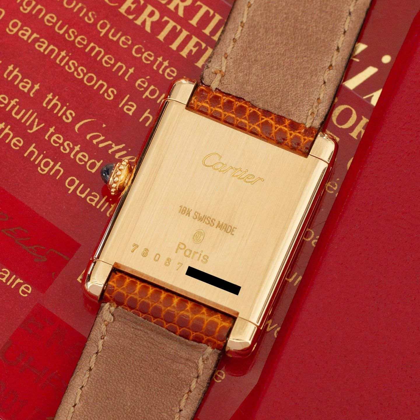 Cartier Tank Louis Cartier 78087 - (7/8)