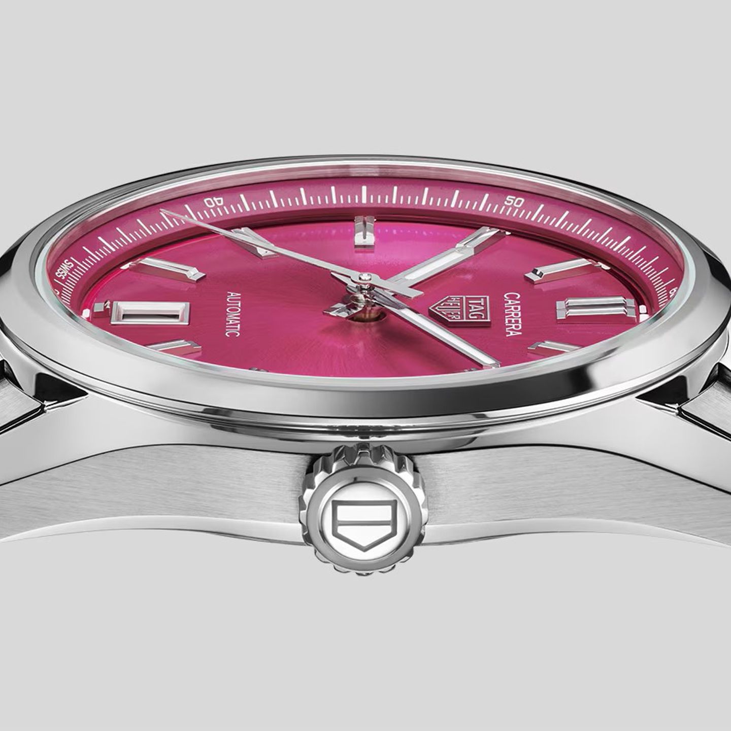 TAG Heuer Carrera Lady WBN2313.BA0001 (2025) - Pink dial 36 mm Steel case (4/6)