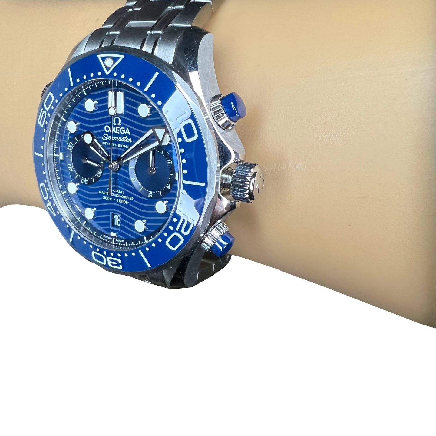 Omega Seamaster Diver 300 M 210.30.44.51.03.001 (2024) - Blue dial 44 mm Steel case (5/8)