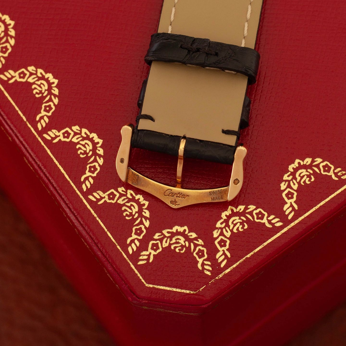 Cartier Tank Solo W1018855 (Onbekend (willekeurig serienummer)) - Zilver wijzerplaat 27mm Geelgoud (8/8)