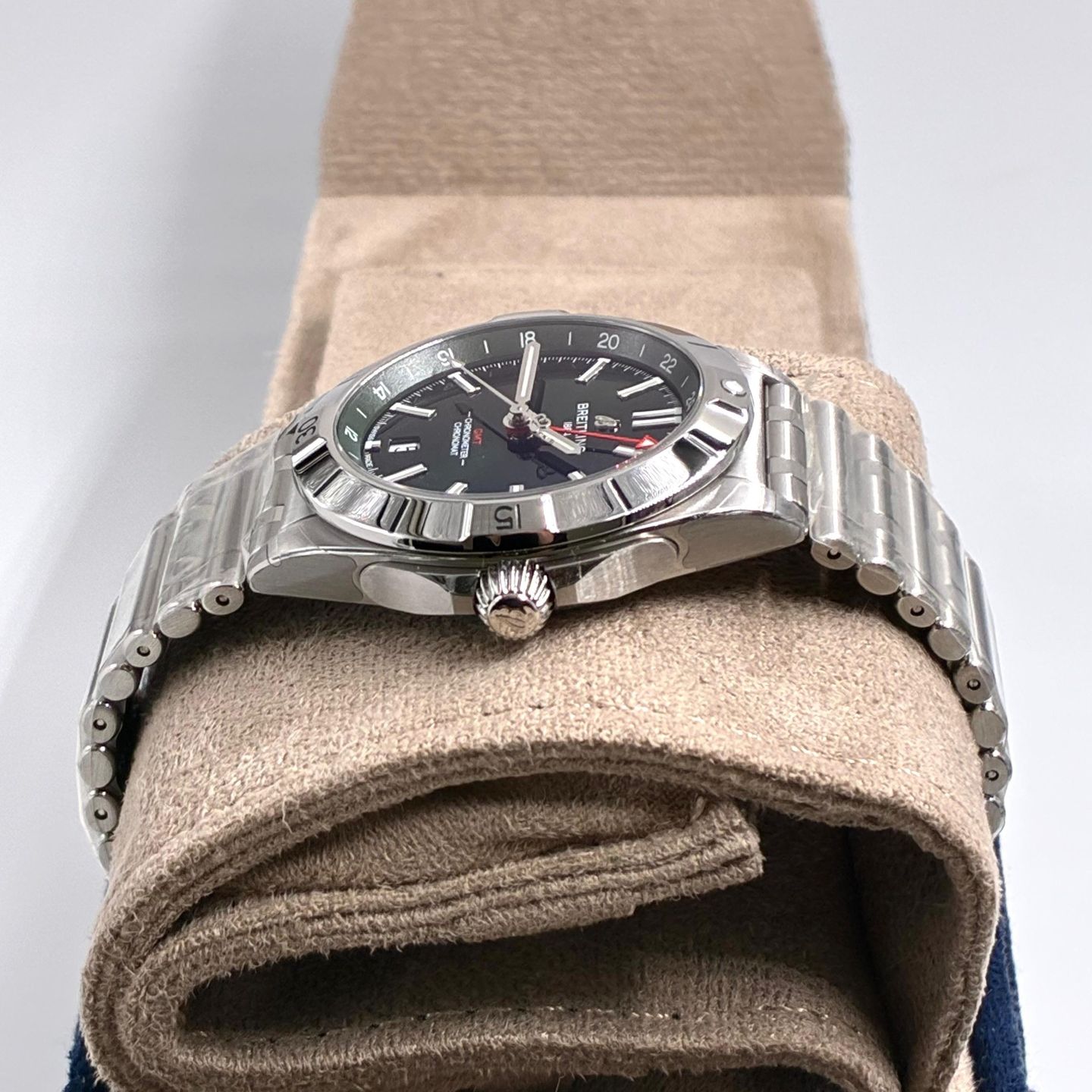 Breitling Chronomat GMT A32398101L1A1 (2025) - Groen wijzerplaat 40mm Staal (5/5)