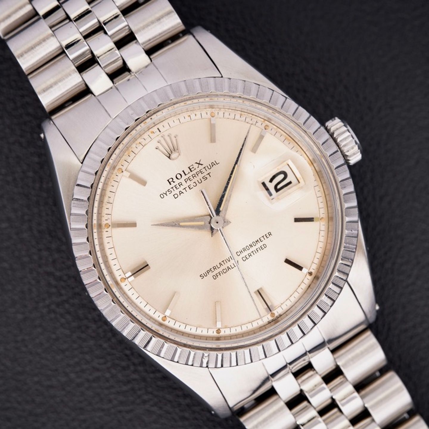 Rolex Datejust 1603 (1962) - Champagne dial 36 mm Steel case (5/8)