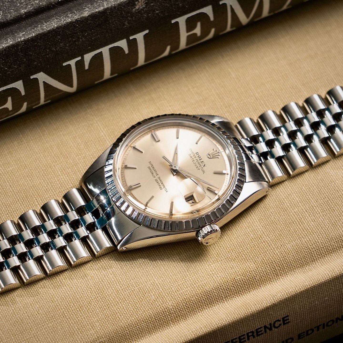 Rolex Datejust 1603 (1962) - Champagne wijzerplaat 36mm Staal (7/8)