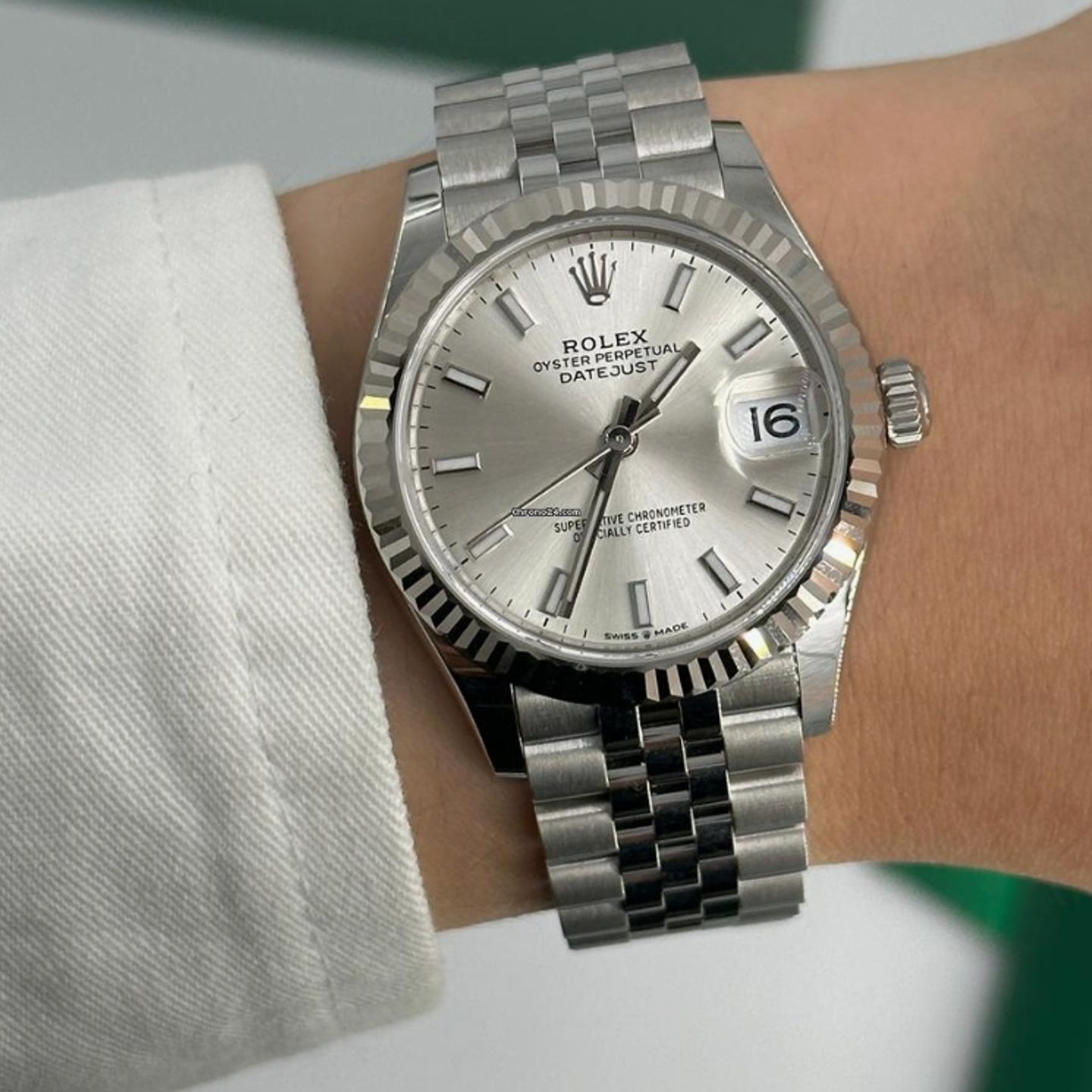 Rolex Datejust 31 278274 (2025) - Zilver wijzerplaat 31mm Staal (8/8)
