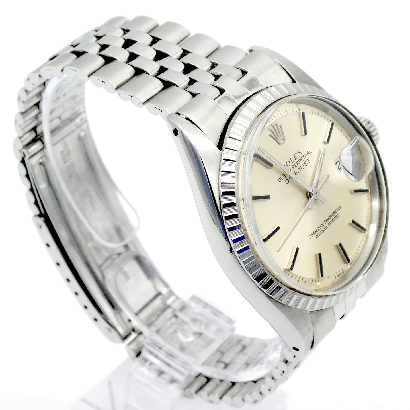 Rolex Datejust 1600 (1969) - Zilver wijzerplaat 36mm Staal (8/8)