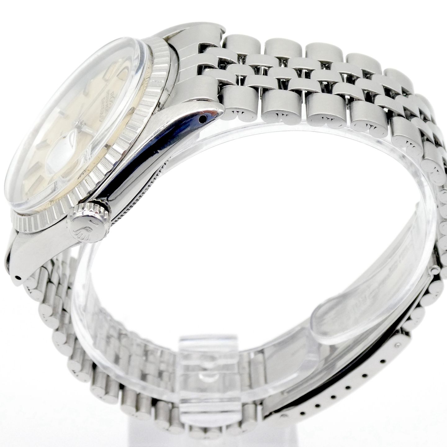 Rolex Datejust 1600 (1969) - Zilver wijzerplaat 36mm Staal (3/8)