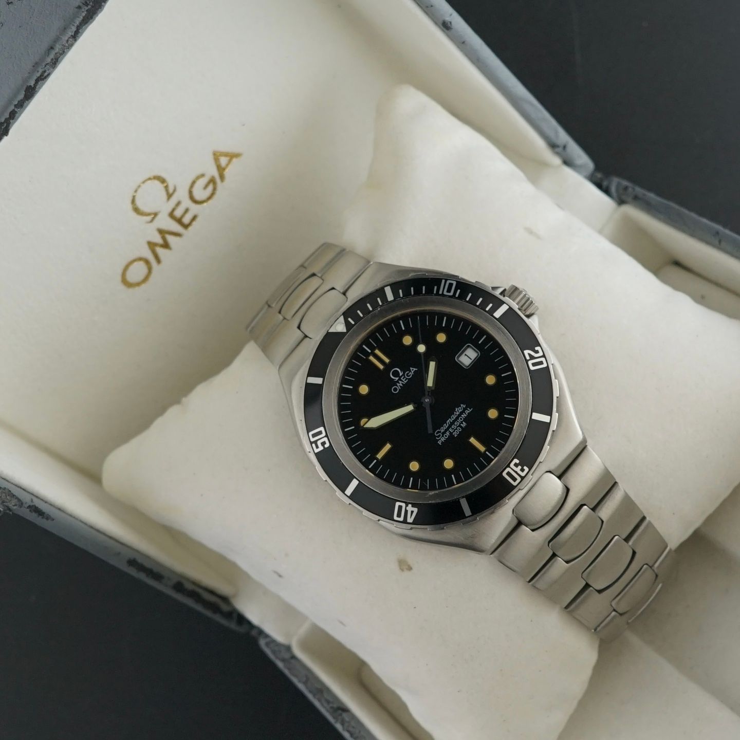 Omega Seamaster 396.1061 (1995) - Black dial 39 mm Steel case (3/8)
