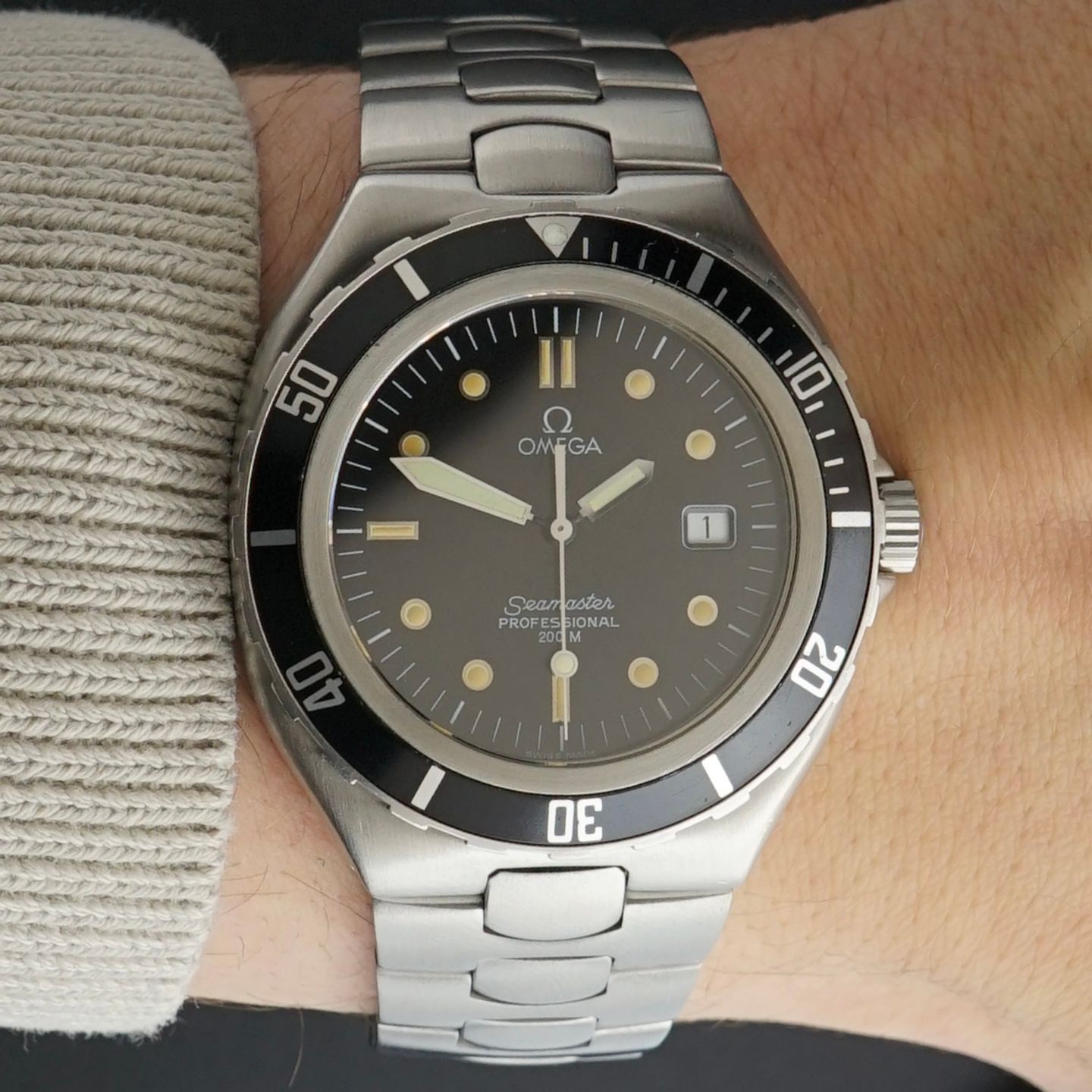 Omega Seamaster 396.1061 (1995) - Black dial 39 mm Steel case (2/8)