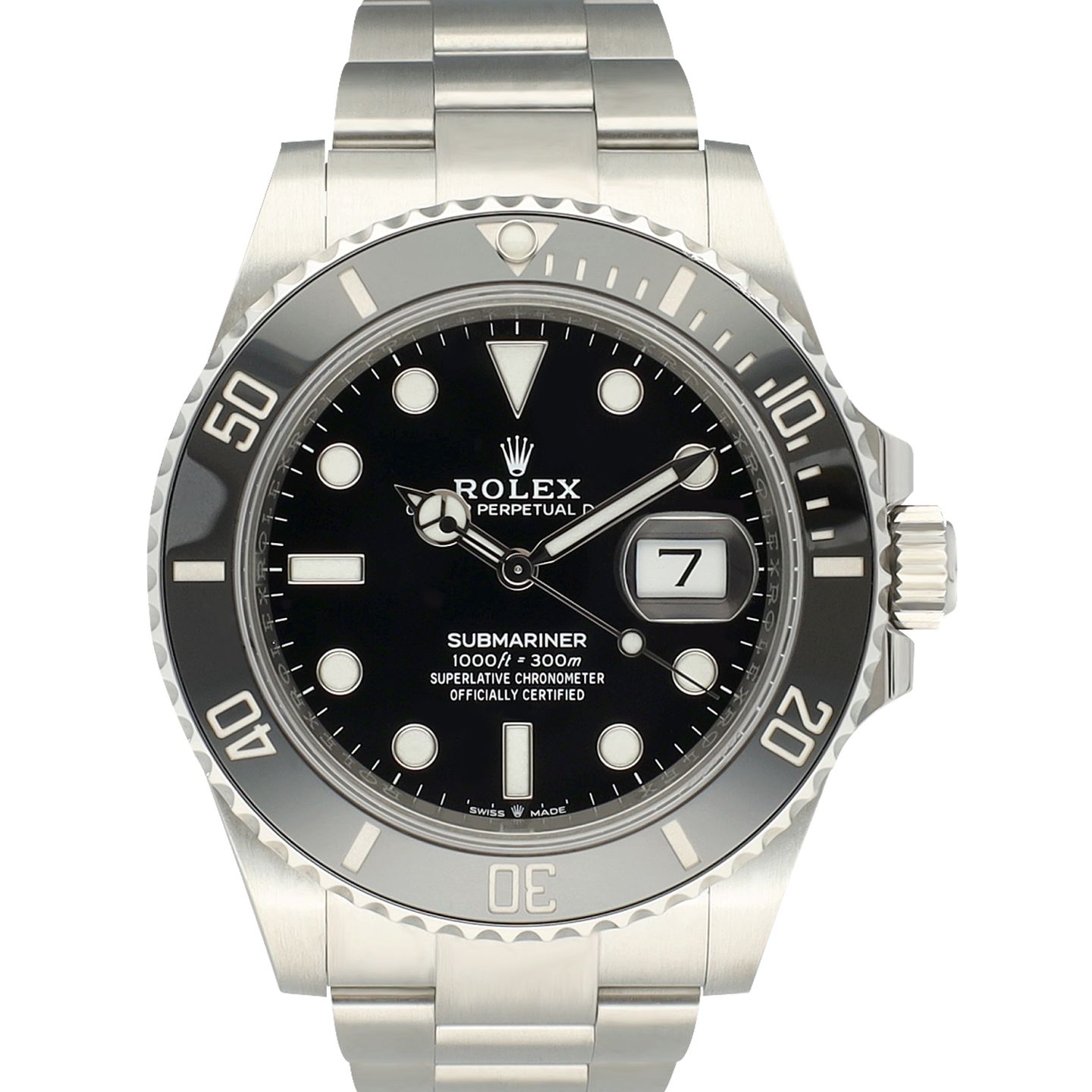 Rolex Submariner Date 126610LN (2020) - Zwart wijzerplaat 41mm Staal (2/8)