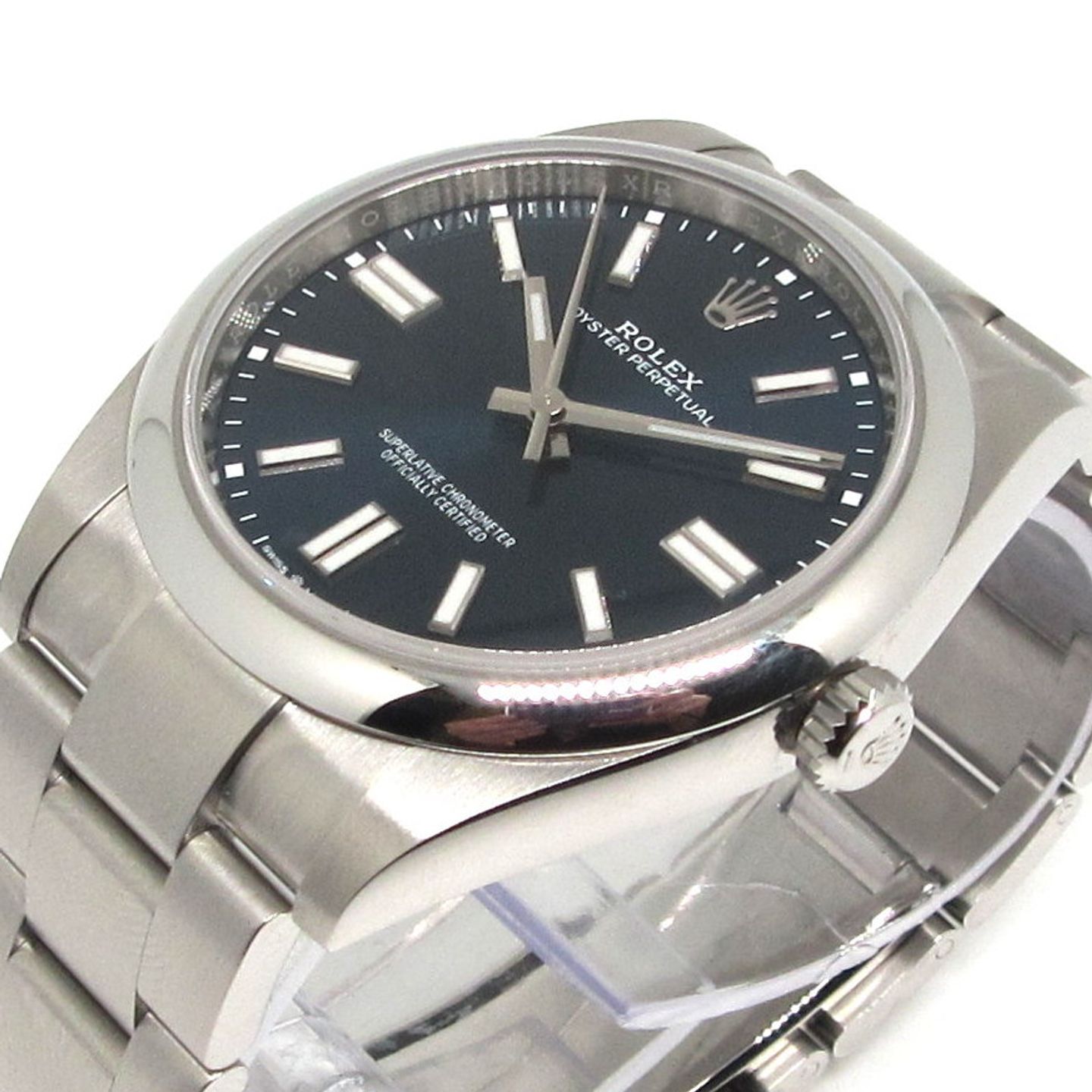 Rolex Oyster Perpetual 41 124300 (2020) - Blue dial 41 mm Steel case (4/5)