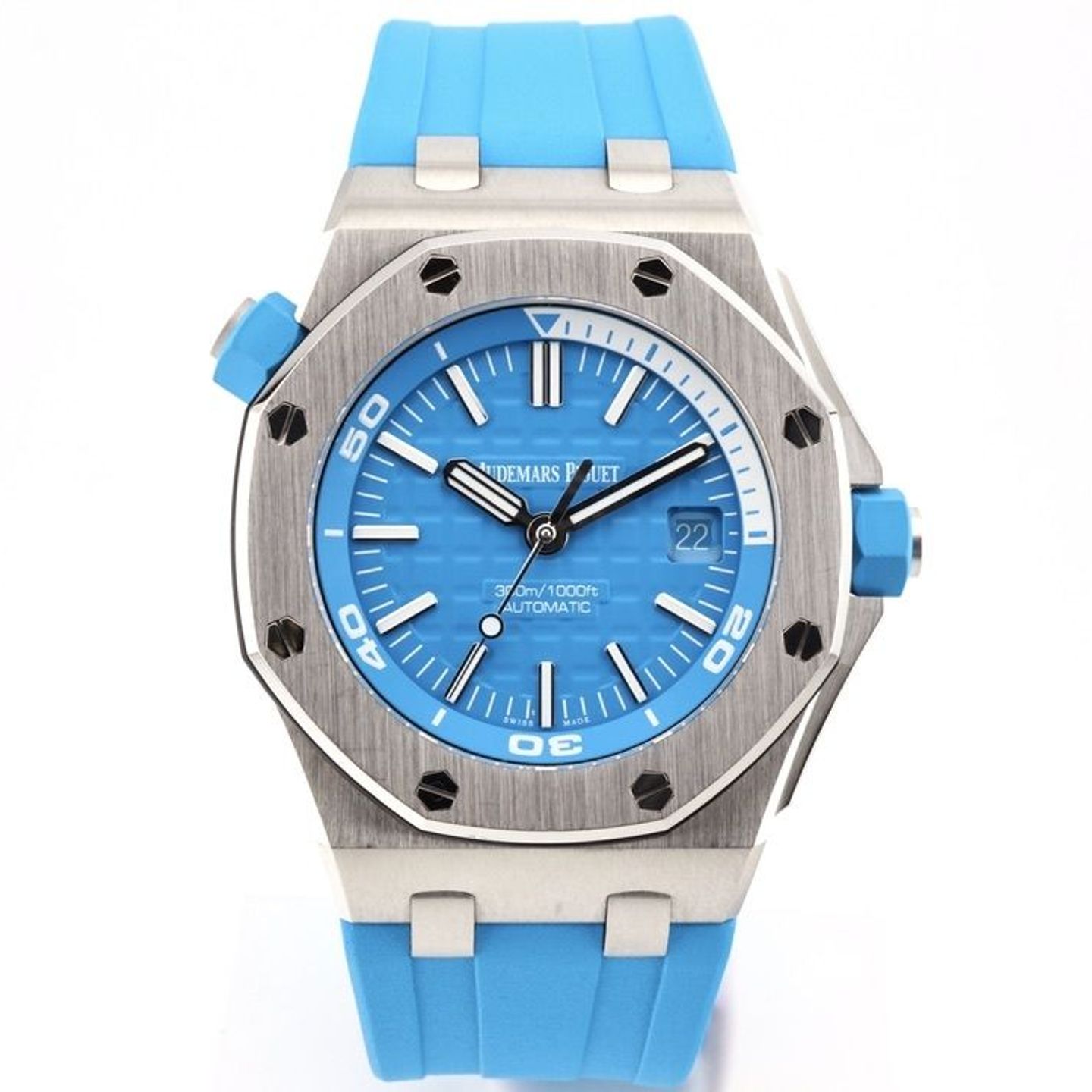 Audemars Piguet Royal Oak Offshore Diver 15710ST.OO.A032CA.01 (2019) - Blue dial 42 mm Steel case (2/16)