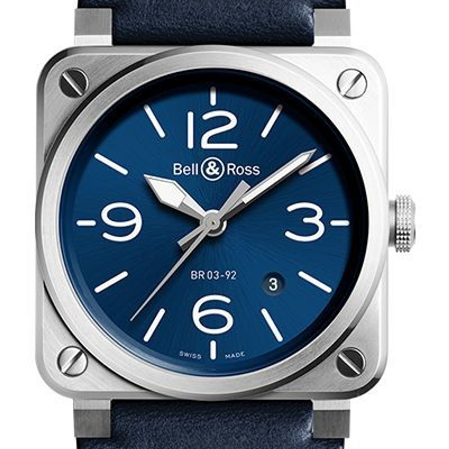 Bell & Ross BR 03-92 Steel BR0392-BLU-ST/SCA - (1/2)